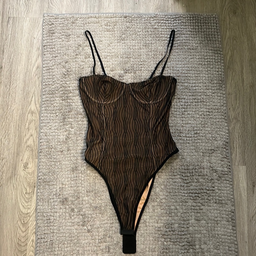 white fox bodysuit